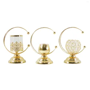 Candle Holders Eid Mubarak Decorations Moon Tabletop Lamp Moroccan Lantern Vintage Holder Ramadan Centerpieces Home Decor