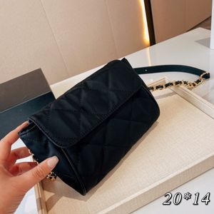 Kobiety czarne torby łańcuchowe na ramię Małe skrzynki Koperta Crossbody Bagę telefoniczną Diamentowe kratę Trójkąt Trójkąt Lady Cute Triangle Tortes Tortes Wall 252J