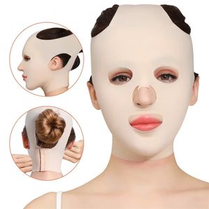 3D wielokrotnego użytku oddychające Kobiety Anti Wrinkle Twarz Sleeping Silming Pełna winda V Bandaż Shaper Cosmetic 240528