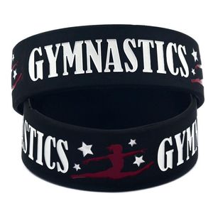 Bracelets de charme Novidades Ginástica Ginástica Sile para Mulheres Menina Letra Esportes Baga de Baga