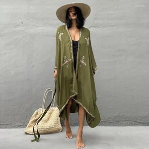 Ethnic Clothing Japanese Kimono Yukata Tassel Cardigan Fashion Blouse Women Long Haori Traditional Kimonos Dress Obi Shirt