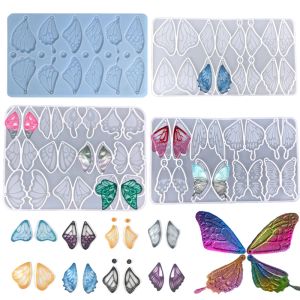 Butterfly Wing Decor Earring Silicone Mold For Women Girls DIY Epoxy Resin Craft Pendant Ornament Jewelry Making Accessories