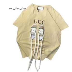 CUCCU TSSメンズTシャツ高品質の夏の女性の半袖Tシャツ特大4XLコットンカップルのトップヴィンテージホワイトレディブラウスD282