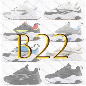 Дизайнер B22 кроссовки Luxe Fashion Casual-Up Casual Designer Sneakers B22 Ten 3M Отежня с трехмерными распечатанными кроссовками Nylon Veet Mens Shoe 40-45