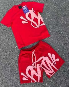 Designer Mens Syna World Tshirts SET TEE SHIRT DESIGNER SHORT SHORT Y2K SYNAWORLD TEES SYNA World Track Suit Syna Tshirt e Shorts Hip Hop YH