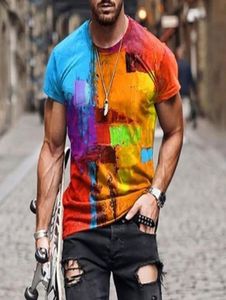 夏のファッションメンズTシャツ高品質の印刷Tシャツ青年ストリートスタイルTシャツメンクルーネックアウトドアトッププラスサイズ5791326