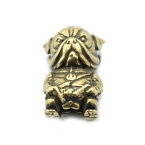 Biço de faca de cachorro pequeno eDC DIY pendente de bronze de bronze para bronze