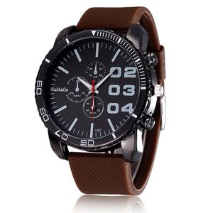 Relógios de moda de moda relógio esportivo casual masculino Momente Montre Femme Silicon Belt Quartz Watch Relogio Masculino Drop Wristwatch Horloge 208E
