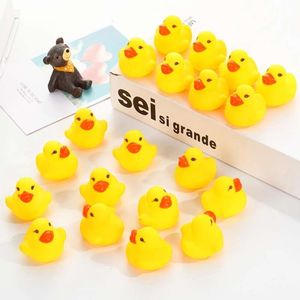 300-20pcs Baby Bath for Newborn 0-12 Month Squeeze Float Bathroom Rubber Ducks Bathing Playing Water Toys L2405