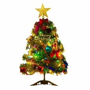 2022 Noel süsü Noel masası ağacı yapay mini ev dekoru Noel ampulleri küçük süslemeler küçük süslemeler
