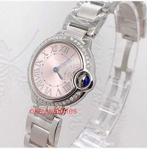 AAA Crratre Designer Inlable Diamond High Caffice автоматические модные часы Womens Watch Blue Balloon Pourch Plate с английским движением Смотрите женские W6920038