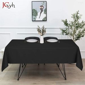 Table Cloth Large Rectangle Cover Wipe Clean Party Tablecloth Covers Solid Color