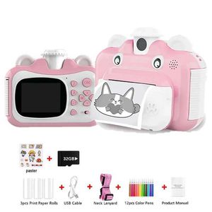 Câmera de impressão instantânea para câmeras de brinquedos para crianças para meninos meninas 1080p HD Mini Câmera com brinquedos de papel de papel térmico Toys de câmera digital Toys WX5.28