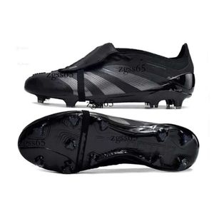 Men Designer Football Boot Gift Bag Boots Accuracy+ Elite Tongue FG BOOTS Metal Spikes Football Cleats LACELESS Soft Leather Pink Soccer Eur36-46 Size 876