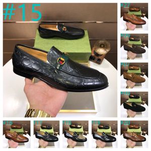 40Model Top Quatily Mens Designer Dress Shoes Formal Loafers Men's Leather Shoes Suede Men Wedding Man Luxury Designer Work Social Business Loafers Shoe