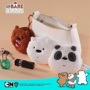 Plush Keychains Our Naked Bear Anime Plush Toy Wallet Pendant Cute Grizzly Bear Ice Bear Keychain Keyring Filled Doll Plush Wallet Keychain s2452909