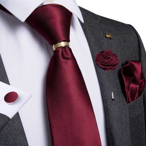 Neck Ties Newly designed mens tie luxury 8cm silk jacquard woven mens neckline ring Brooch cufflinks Hanji set DiBanGu Q240528