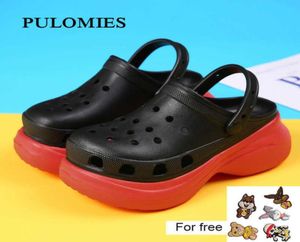 Summer Kobiety Kappers Buty ogrodowe Szybkie suche kliny Dziewczęce Sandały plażowe Antiskid platforma mieszana klapka klapki dla kobiet G76864766316635