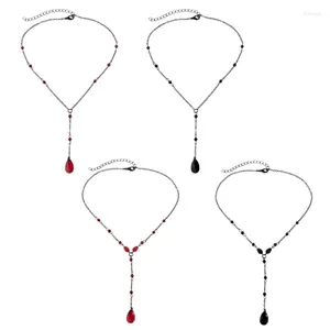 Подвесные ожерелья винтажные готические стиль кровя