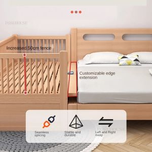 Moderne Buche Kinderbetten für Sofa Bett verbreiterte Spleiß