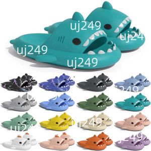 Free Shipping Designer shark slides one sandal slipper for men women GAI sandals pantoufle mules men women slippers trainers flip flops sandles color23