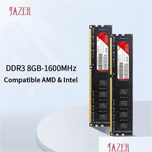 Rams Jazer Memoria DDR3 1600 МГц Новый DIMM 1.5V Настольная память Совместная AMD и Intel Drop Delivery Computer Computer