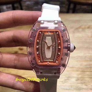 Handledsklocka RM Designer Watch High Quality Luxury Watch Wine Barrel Shaped Titanium Case Sapphire Mirror 4nyl