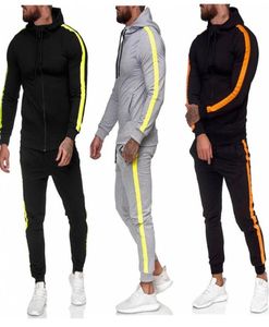 Män sportkläder hoodie och tröjor Autumn Winter Jogger Sporting Suit Mens Sweat Suits Tracksuits Set Plus6681914