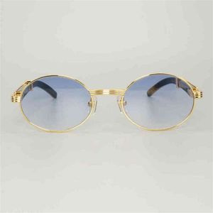 Retro Raw Impression Buffalo Horn Men's Sunglasses Mens Sun Glasses Oval Myopia Lentes De Sol Reading Glasses French 2997