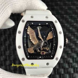 Orologio da polso RM Designer Watch di alta qualità orologio di lusso a forma di titanio a forma di titanio Sapphire Mirror 6AGF