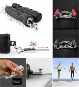 Speed Skipping Jump Rope Adjustable Steel Wire Crossfit Exercise Gym Training7648292