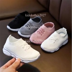 Baby Sneakers Infant 2022 New Fashion Children's Flats Boys Kids Girls Prewalker Stretch Breathable Mesh Sports Running Shoes