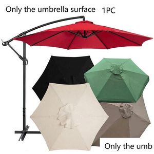 Tents And Shelters Outdoor Umbrella Replacement Canopy Beach Garden Sunshade Cloth Lightweight Sun Shade Er No Stand Drop Delivery Spo Dhljv