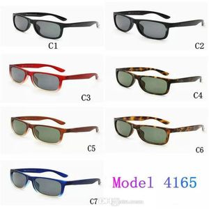 Ny Brand Designer Fashion Outdoors Glass Solglasögon för män och kvinnor Sport unisex Sun Glasögon Black Frame Solglasögon 7Color Free Ship 2069