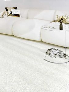 Mattor Pure vit minimalistisk matta stort område vardagsrum Dekorativa mattor Bekväma mjuka sovrumsmattor varm balkongmatta alfombra