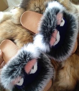 36 to 43 size Summer Women Real Natural Feather Turkey zy Slippers Slides Mules Women Open Toe Patchwork s Flat Shoes8446972