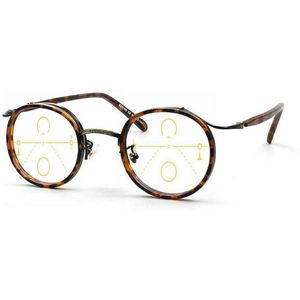 Óculos de sol Pochromismo Leitor multifocal progressivo Veja de longe e quase leitura Óculos Bifocal Presbyopia Men UV400 Glasses NXSUNGLASS 237U