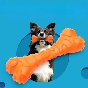 Roda molar óssea resistente à mordida interativa Brinquedo de animais de estimação de brinquedos de rugby para mordida Filhotes de treinamento molar Método