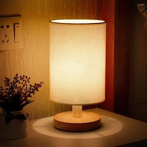 Tischlampen Licht USB-Lade-Nacht-Lampe Augenschutznacht dimmbarer Nachttisch mit runden Basis-Heimdekorationen