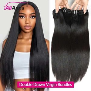 Hair Wefts Home>Product Center>Double Brushed Virgin Bundle Human Hair Primitive Q240529