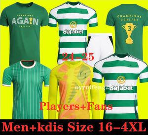 24 25 Celts Soccer Jerseys Home Away Edouard Celtic FC 2024 2025 Joseph Football Shirt elyounoussi turnbull eti christie jota griffiths forrest gueye689