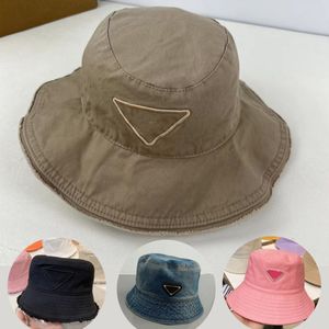 Kvinnors hink hattar designer fiskare hattar för män kvinna breda gräl hattar sommar utomhus kasquett sol visir kepsar strand hatt brev andningsbar sunbonnet