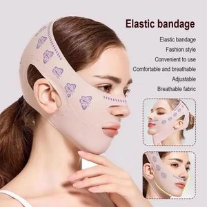 Doubledeck Face Slimming Bandage Lifting Belt V Line Strap Double Chin Tightener Slim Mask Tool 240528