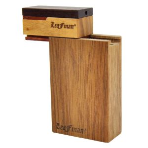 Leafman Wood Boungout One Hitter Set Smoking Tipe Shop Shop Shop включает в себя корпус керамический металлический палоч