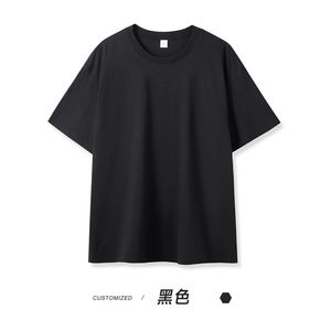 Kadın Giyim için Pamuk Üstleri 2024 Yaz Beyaz Siyah Kısa Kollu T-Shirt MZ97