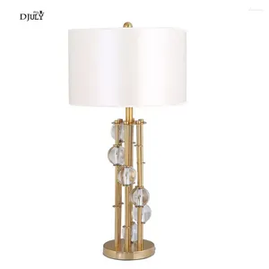 Table Lamps Postmodern Crystal Model Room Study Living Bar Bedroom Bedside Lights Corridor Indoor LED Luxury