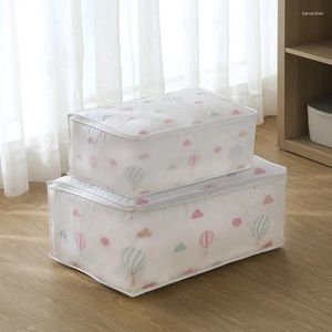 Storage Bags Waterproof Portable Clothes Bag Organizer Folding Closet For Pillow Quilt Blanket