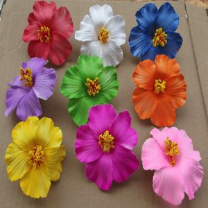 Цветок 36 шт. Бесплатные цвета доставки пена гавайские цветочные свадебные волосы.