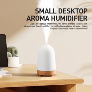 Mini Air Humidifiers For Home Essential Oils Diffusers For Bedroom Purifier Tabletop USB Aroma Aromatherapy Machine Fragrance 240521