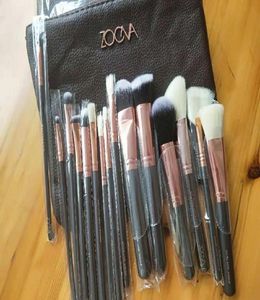 Brush de nova marca 15pcsset Professional Makeup Brush Conjunto de sopa Eyeliner Blending Lápis Ferramentas de cosméticos com BAG8100376